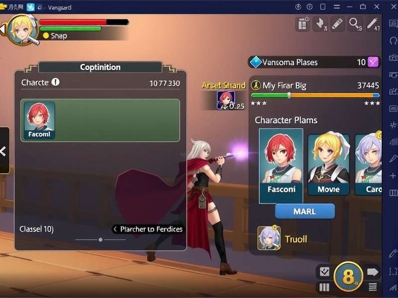 Vanguard Champion S Path gameplay screenshot showing character combat